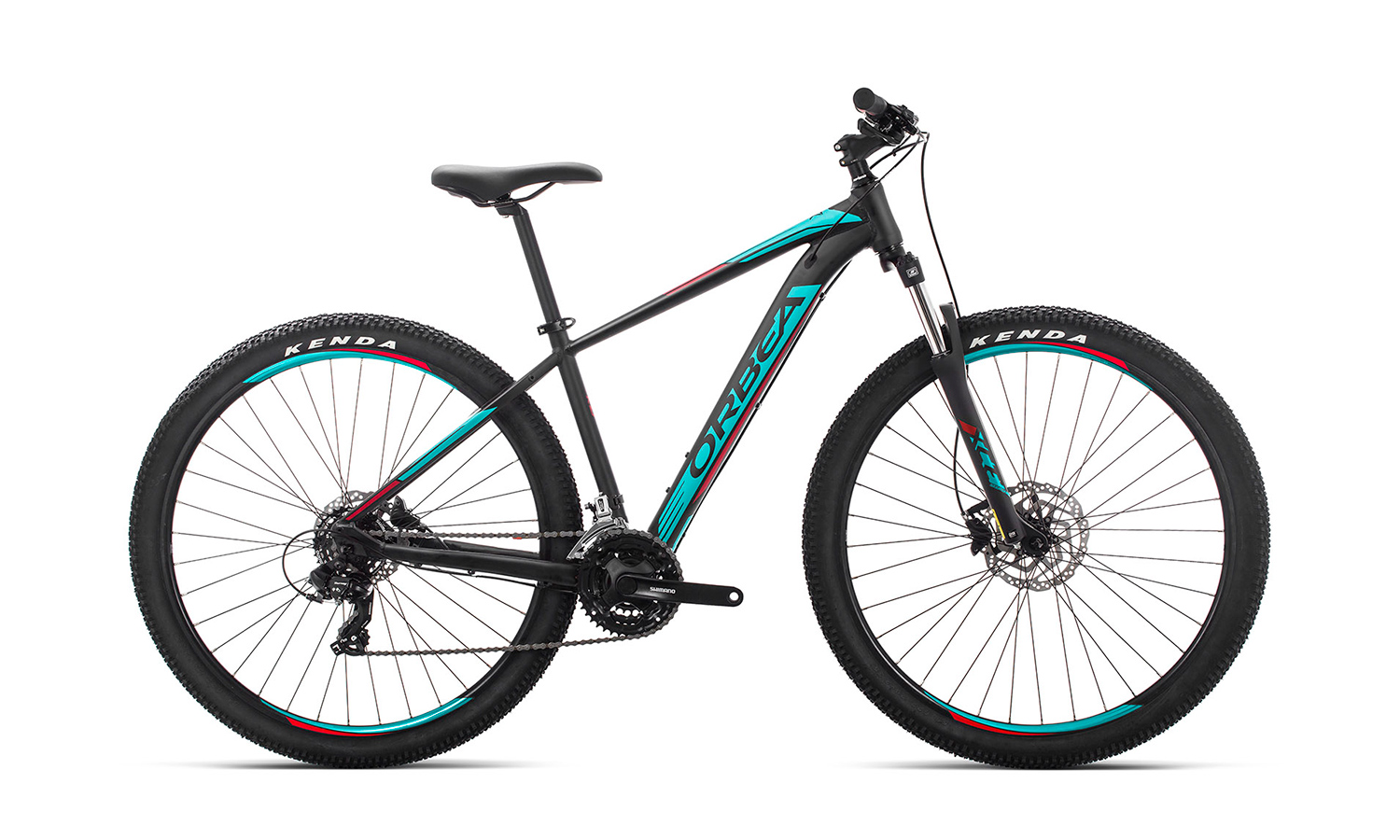 Фотографія Велосипед Orbea MX 29 60 (2019) 2019 Чорно-блакитний 